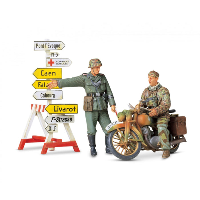 German Motorcycle Orderly set - 1/35