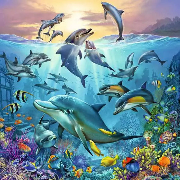 Le monde animal de L'Ocean - 3 Puzzles 49 p