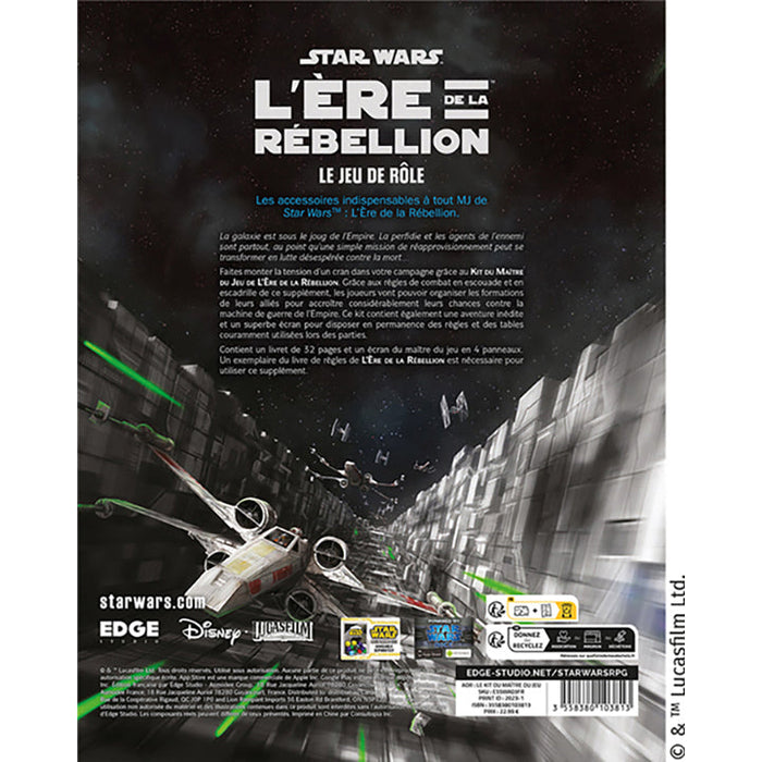 SW - L'ére de la rébellion - Kit du maitre du jeu