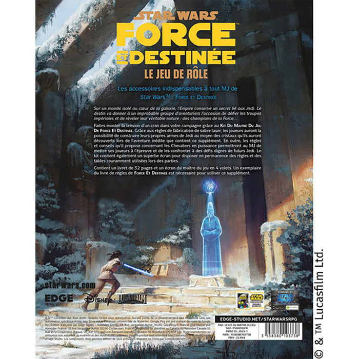 Star Wars Force & Destinée - Kit du maitre de jeu