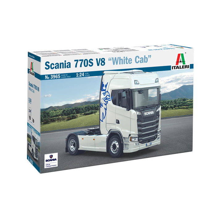 SCANIA 770S V8 WHITE CAB - 1/24