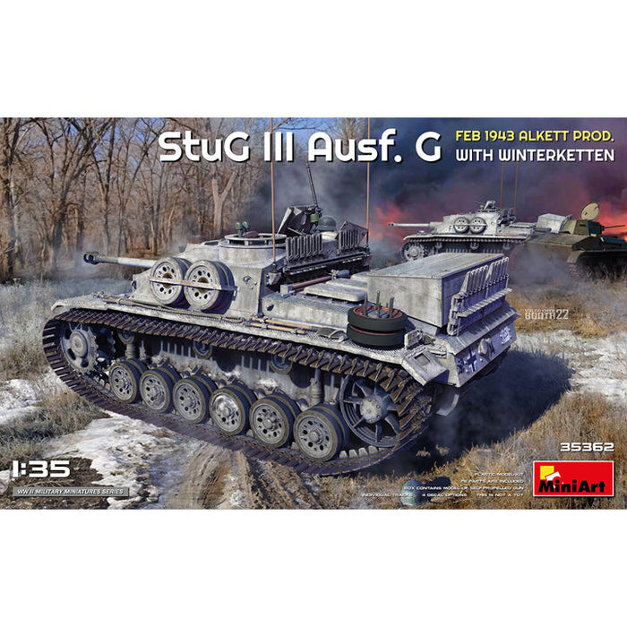 StuG III Ausf G Prod Alkett Fev 1943 Avec Chaine Hiver - 1/35